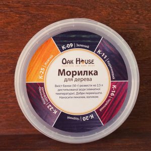 Морилка коричнево-червона для дерева водорозчинна Oak House
